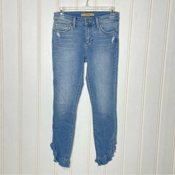 Joe’s Jeans The Icon Mid Rise Skinny Ruffle Ankle Percy - Picture 5 of 12